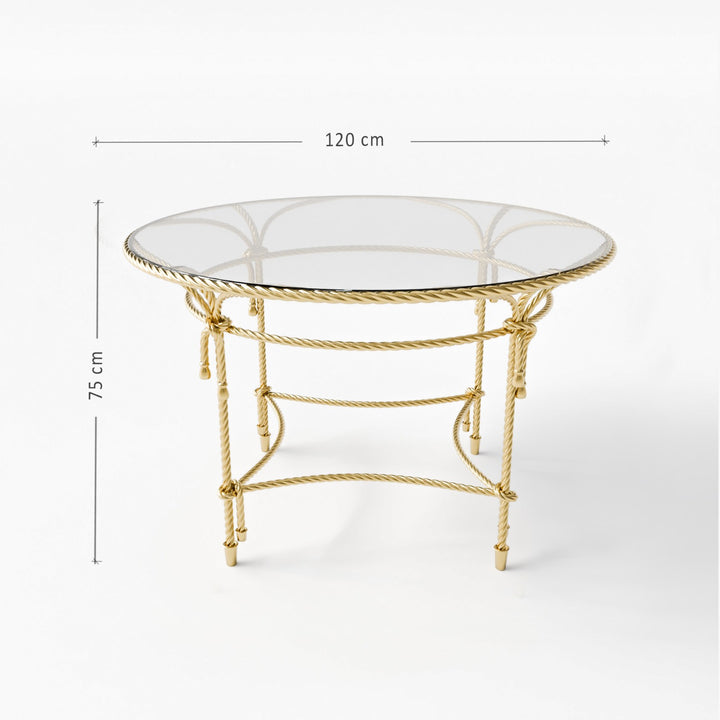 Cordelia entrance table with dimensions