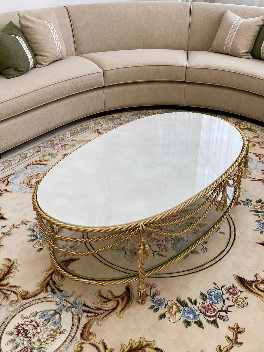 Allegra Oval Center Table