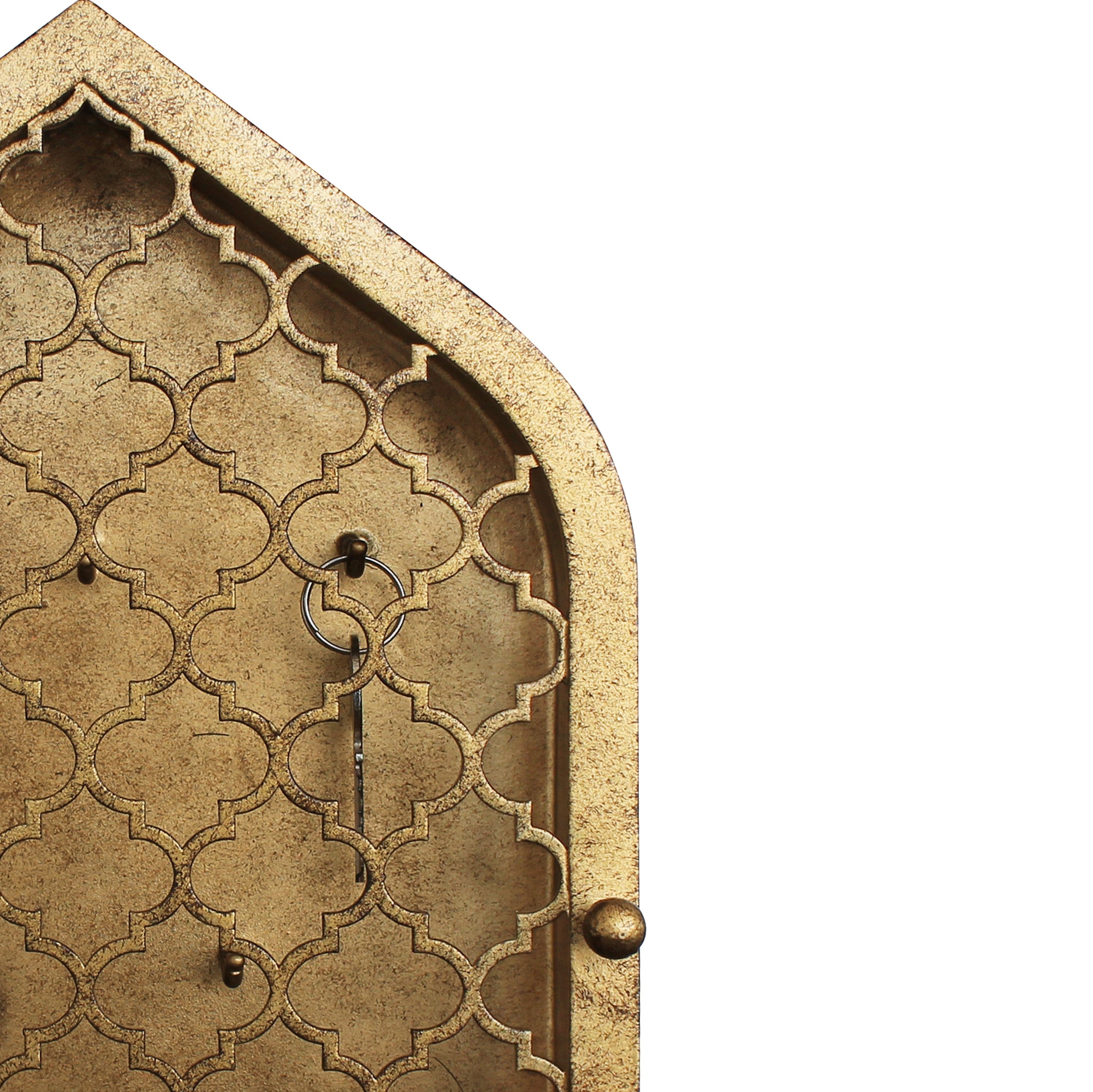 小物 vaultroom KEY HANGER / GOLD Amazon.com: Ciieeo Gold Bow-Knot Hook Retro Door Wall